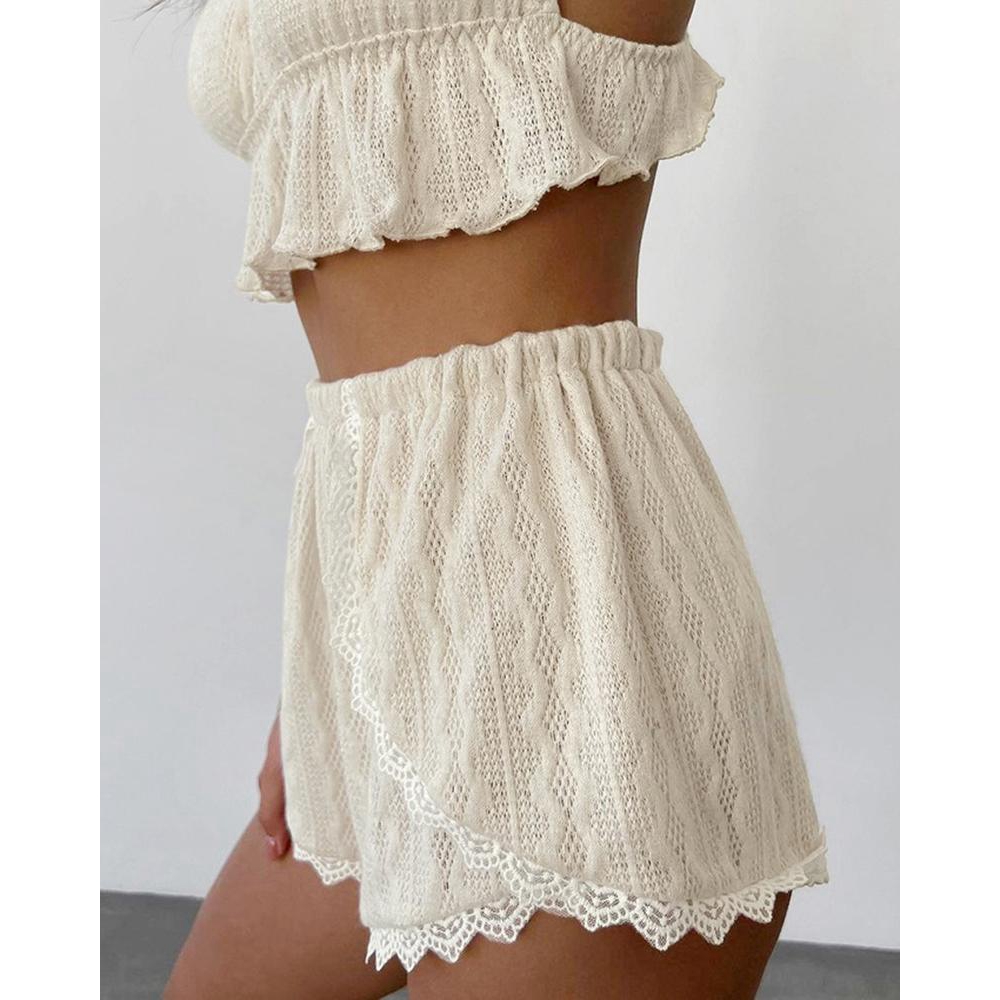 Dantel Trim Fırfır Etek Kablo  - Cami Top Lace incelemesi ve fiyatı
